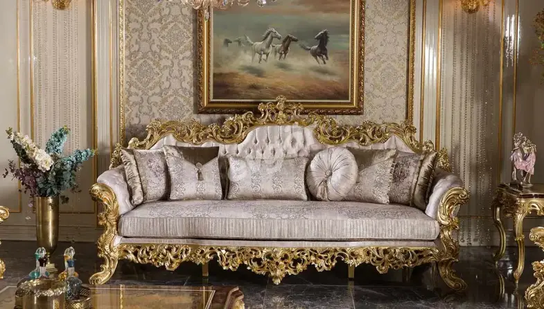 Süleyman Şah Klasik Üçlü Koltuk - 3