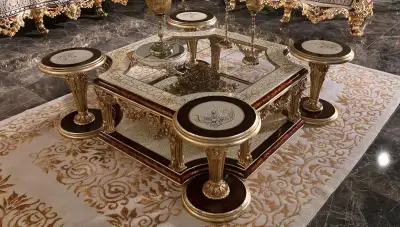 Sultan Klasik Koltuk Takımı - 7