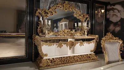 Taç Mahal Klasik Konsol + Ayna 