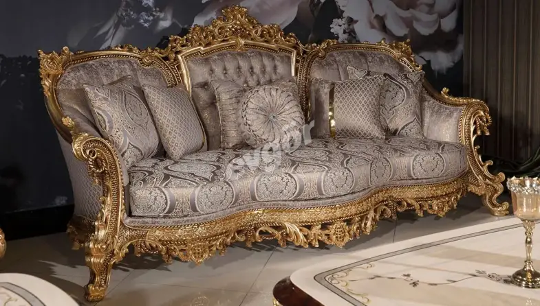 Taç Mahal Klasik Üçlü Koltuk - 1