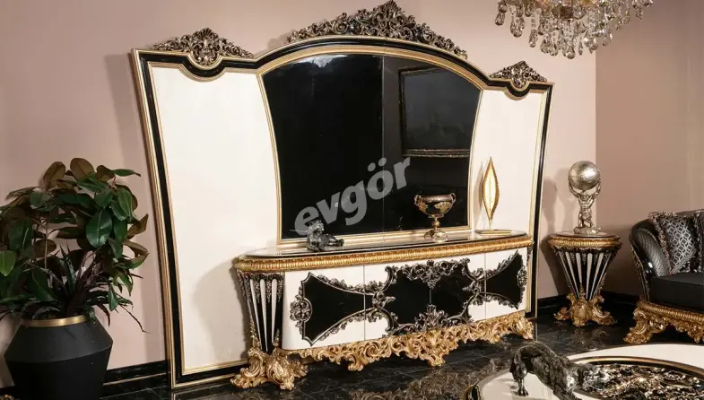 Tandiya Siyah Klasik TV Ünitesi - 1