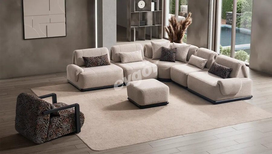 Teddy Modern Köşe Takımı