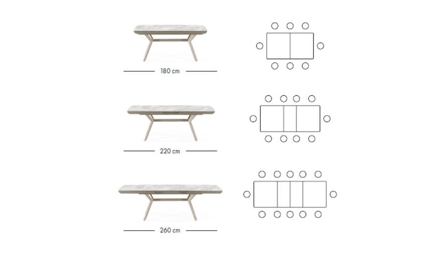 Table Blanche Titan - 6
