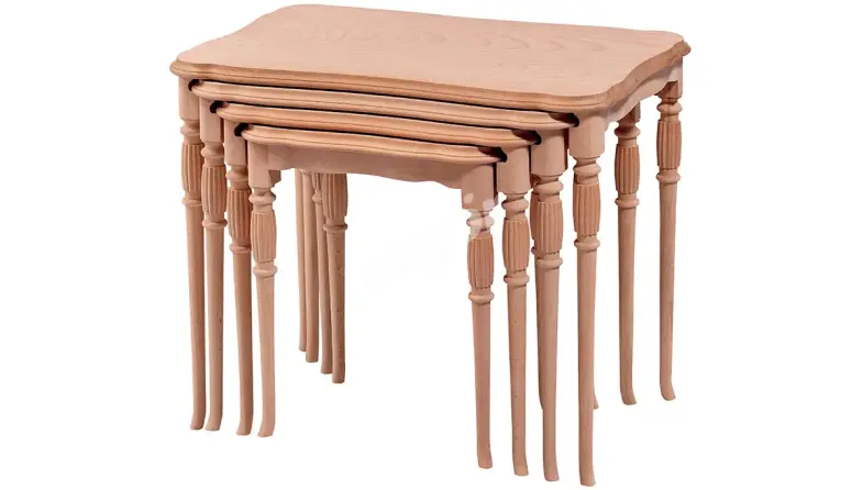 Truna Ribbed Table basse gigogne - 1