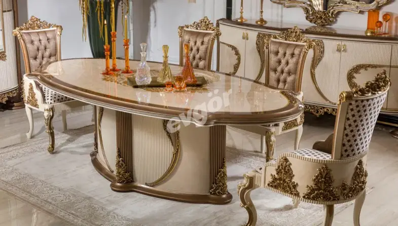 Tuğra Klasik Yemek Masası - 1