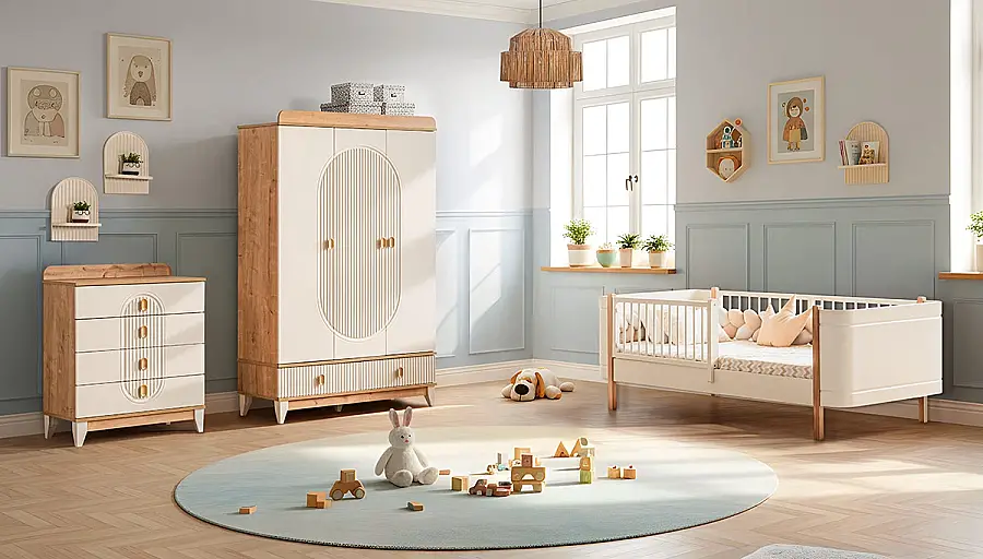 Chambre Enfant en Chêne Vanille - 2