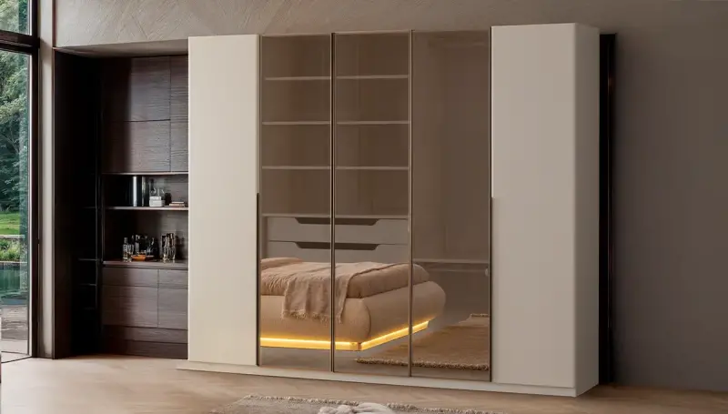 Vienna Modern 3 Reflekte + 2 Boya Kapaklı Dolap