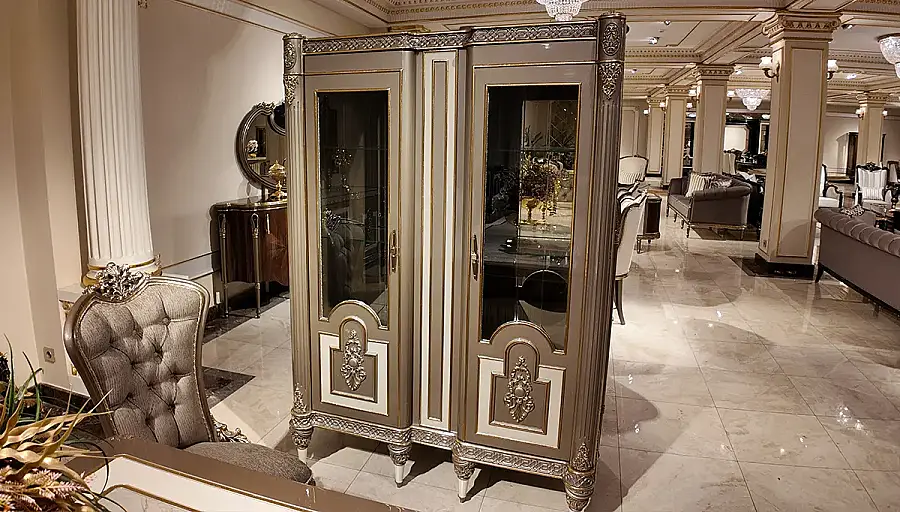 Vitrine de Luxe Grise Varna - 1