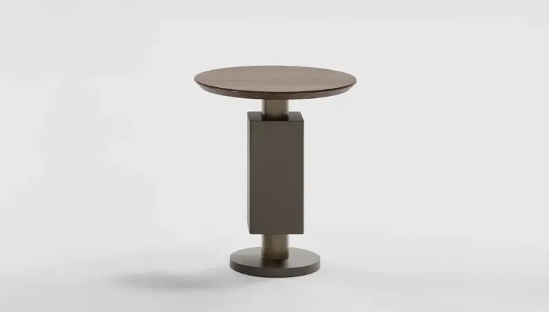 West Ceviz Küçük Yan Sehpa