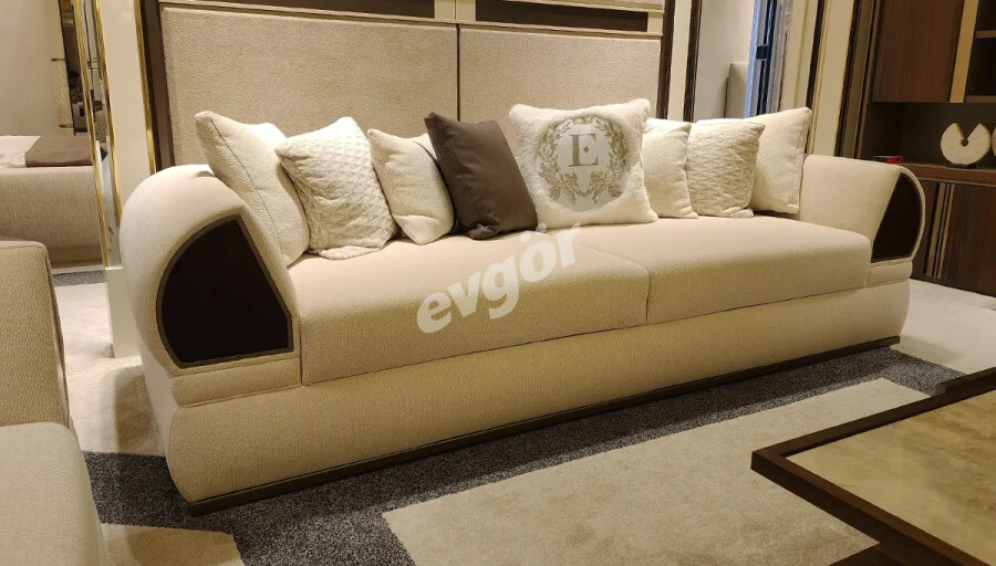 West Modern Üçlü Koltuk