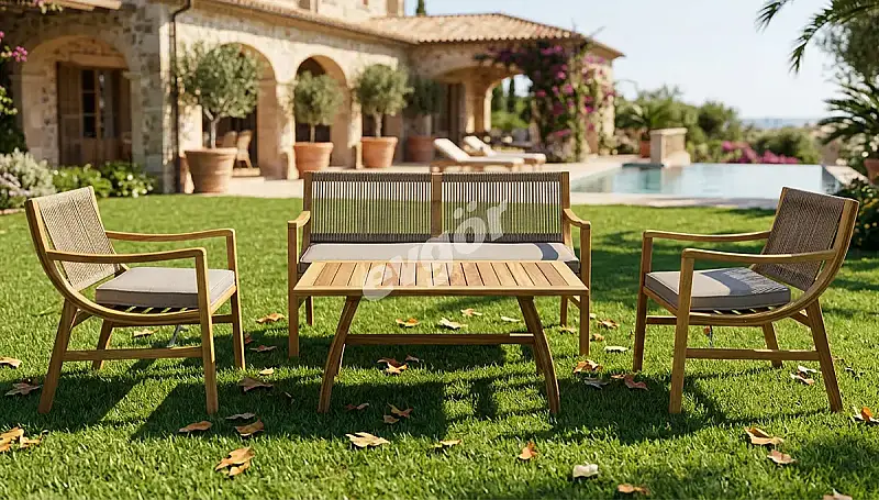 Yalin Ensemble de table de jardin