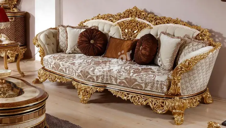 Zerano Oymalı Üçlü Koltuk - 1