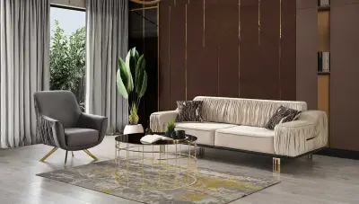 Grandis Modern Sofa Set - Thumbnail