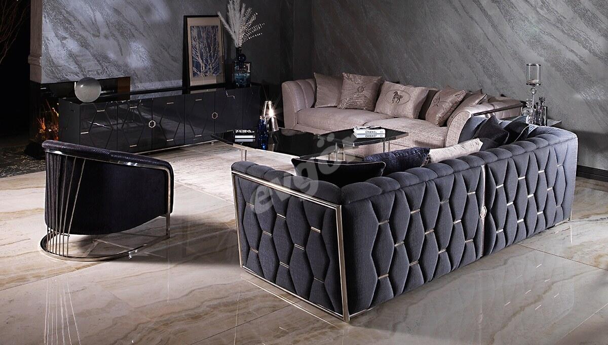 Grassa Metal Sofa Set