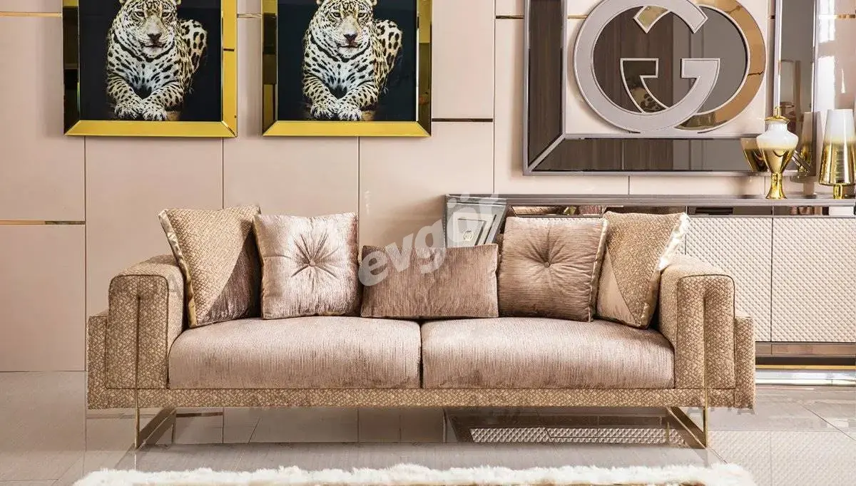 Gudnes Metal Sofa Set