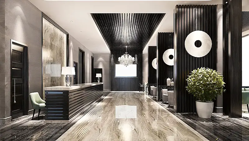 Guston Otel Resepsiyonu 