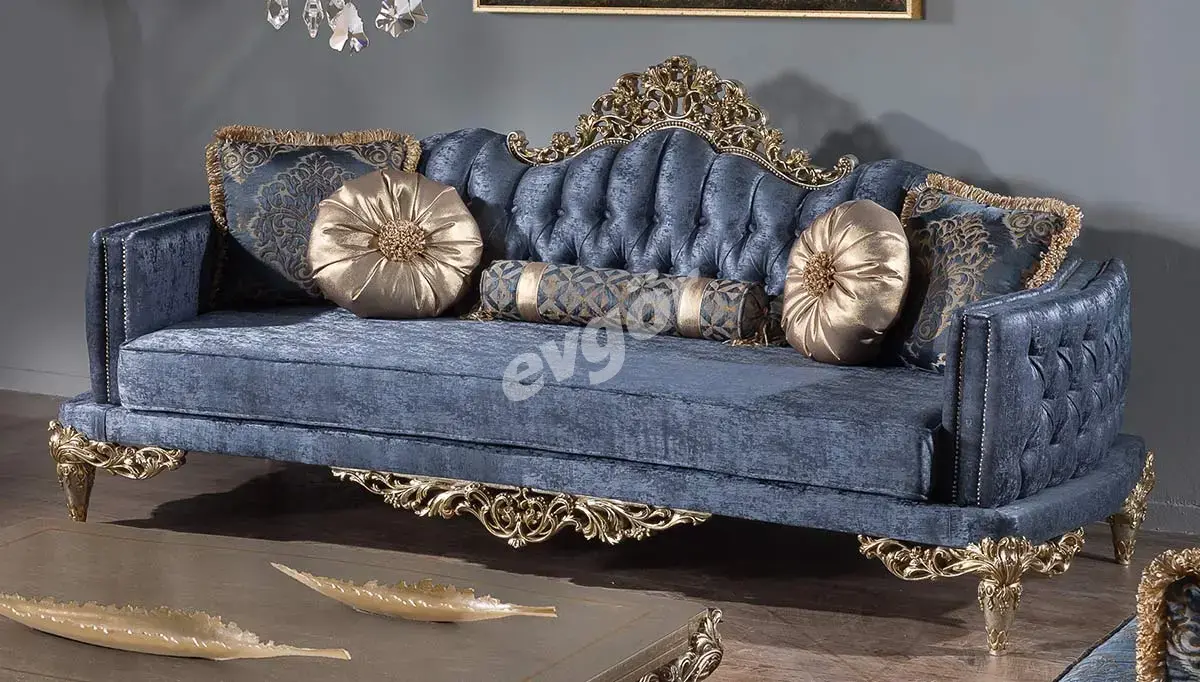 Harem Avangarde Düz Kollu Üçlü Koltuk