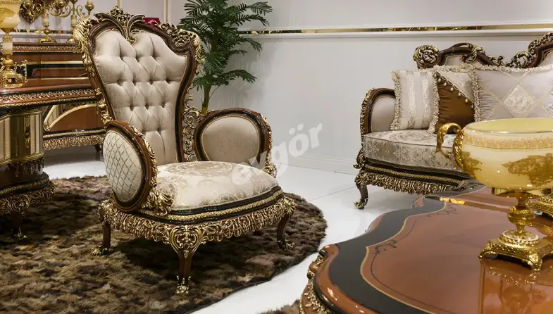 Harzemşah Klasik Salon Takımı (Hemen Teslim ) - 3
