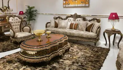 Harzemşah Klasik Salon Takımı (Hemen Teslim )