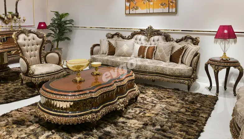 Harzemşah Klasik Salon Takımı (Hemen Teslim ) - 1