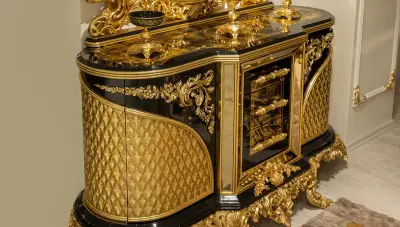 Hazar Siyah Klasik Yatak Odası - 6