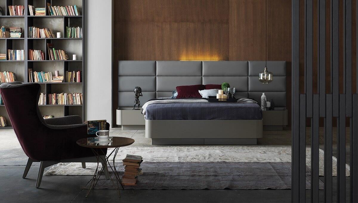 Hidiv Antrasit Modern Yatak Odası - 1