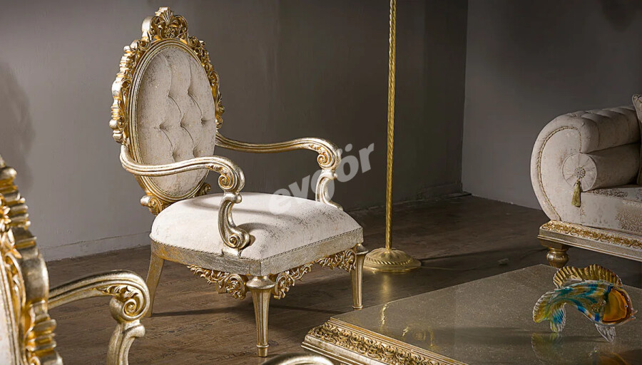 Hümayun Krem Avangarde Berjer