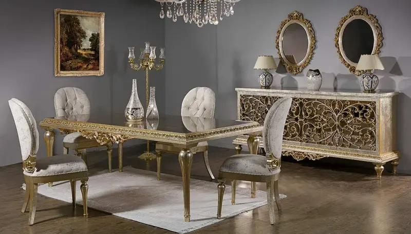 Hümayun Krem Avangarde Yemek Odası - 1