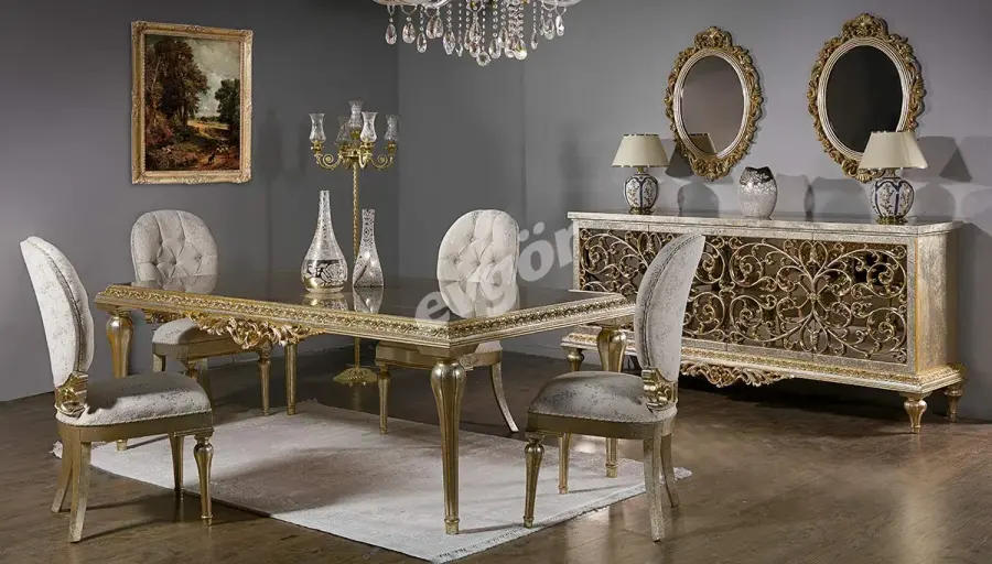 Hümayun Krem Avangarde Yemek Odası - 1