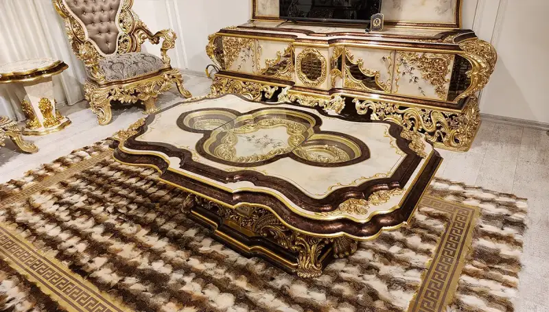 Hümeyra Gri Klasik Koltuk Takımı - 4