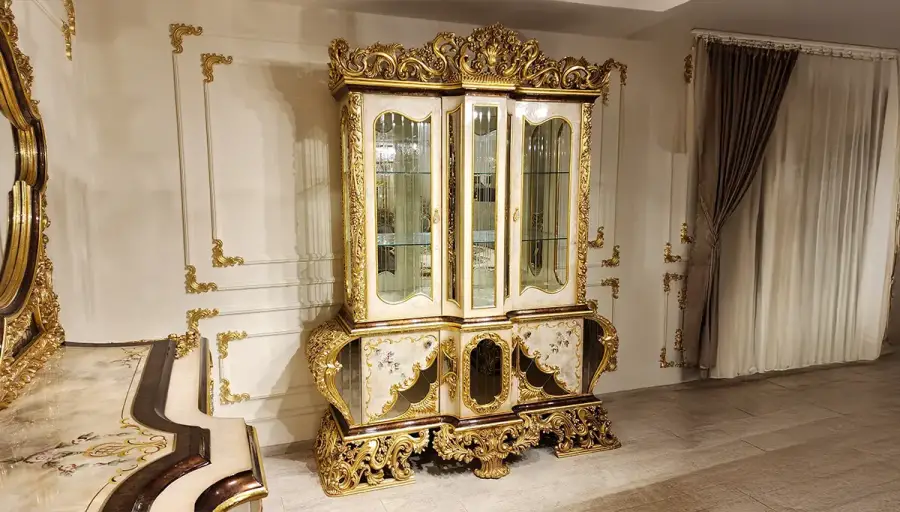 Hümeyra Gri Klasik Yemek Odası - 5