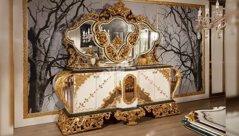 Hümeyra Varaklı Klasik Konsol + Ayna - 1