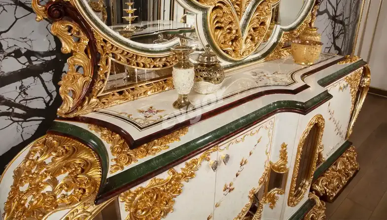 Hümeyra Varaklı Klasik Konsol + Ayna - 2