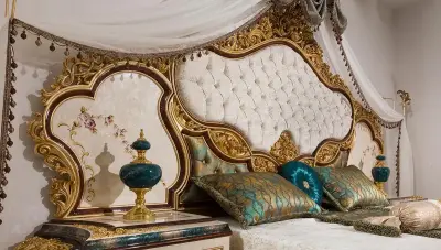 Hümeyra Varaklı Klasik Yatak Odası - Thumbnail