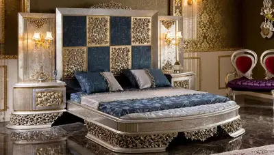 İhtişam Klasik Yatak Odası - Thumbnail