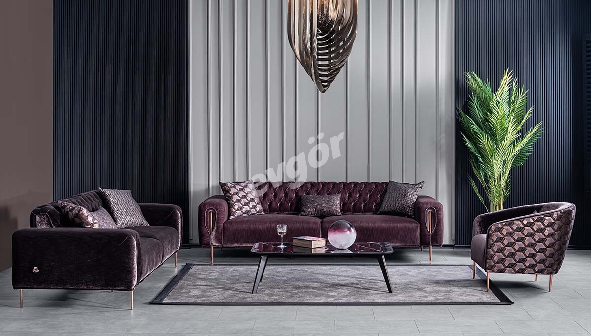 ilgaz Metal Sofa Set