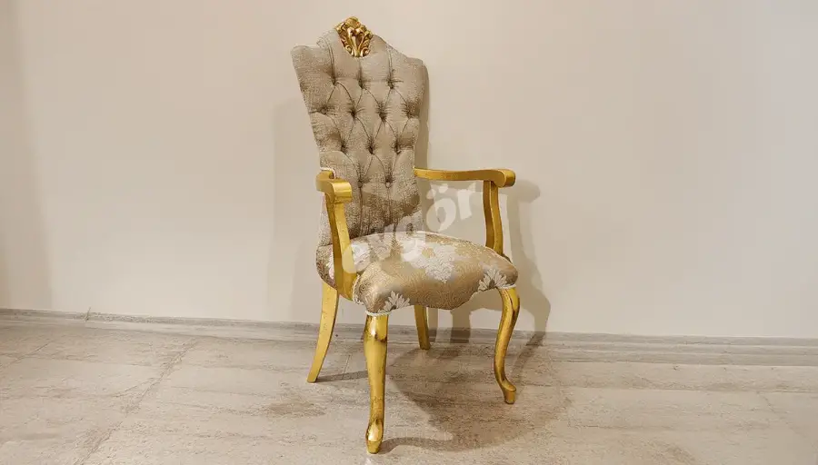 İnci Krem Klasik Salon Takımı - 9