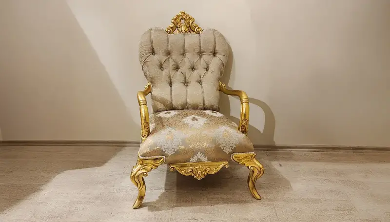 İnci Krem Klasik Salon Takımı (Hemen Teslim) - 4