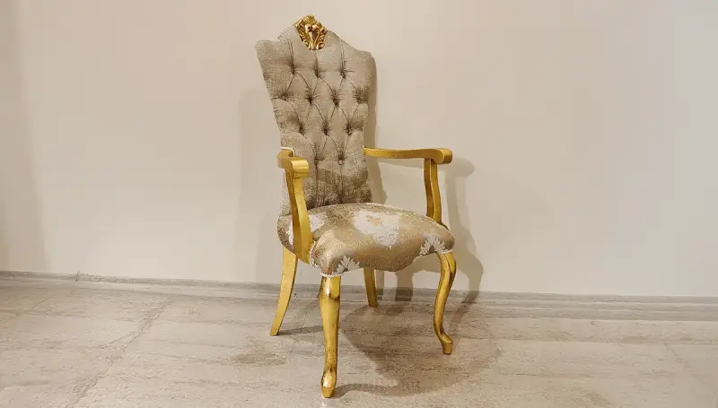 İnci Krem Klasik Salon Takımı (Hemen Teslim) - 9