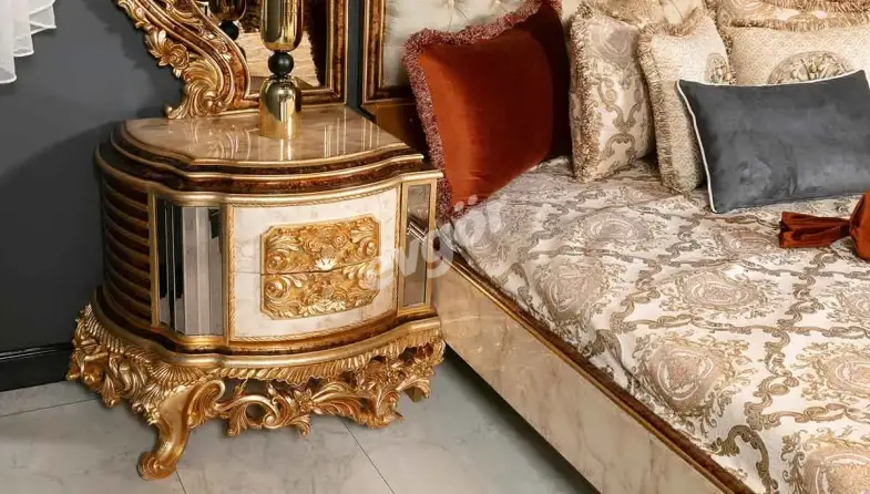 Kamelya Klasik Komodin + Ayna - 1