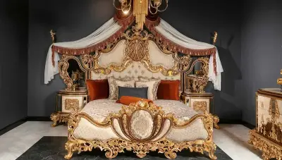 Kamelya Klasik Yatak Odası - Thumbnail