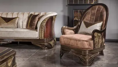 Karolin Luxury Sofa Set - Thumbnail