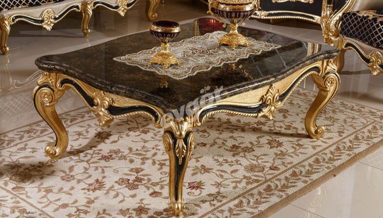 Kayıhan Siyah Klasik Orta Sehpa - 1