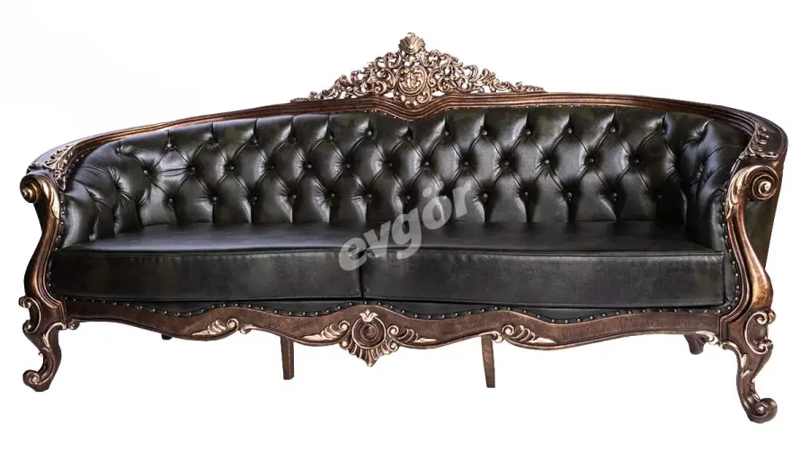 King Klasik Üçlü Koltuk - 1