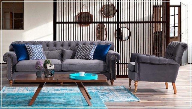 Koltuk Takımlarında Moda Renkler