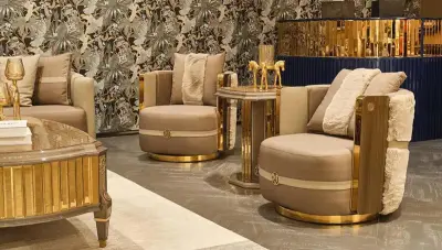Lamada Luxury Sofa Set - Thumbnail