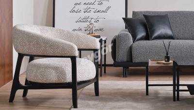 Lamego Grey Sofa Set - Thumbnail