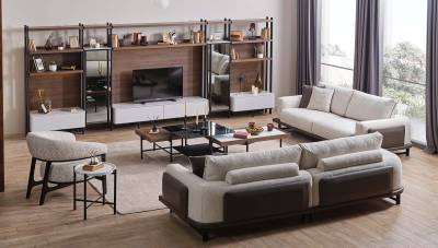 Lamego Modern Sofa Set - Thumbnail