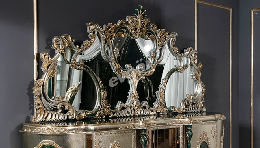 Lapseki Yeşil Klasik Konsol Aynası