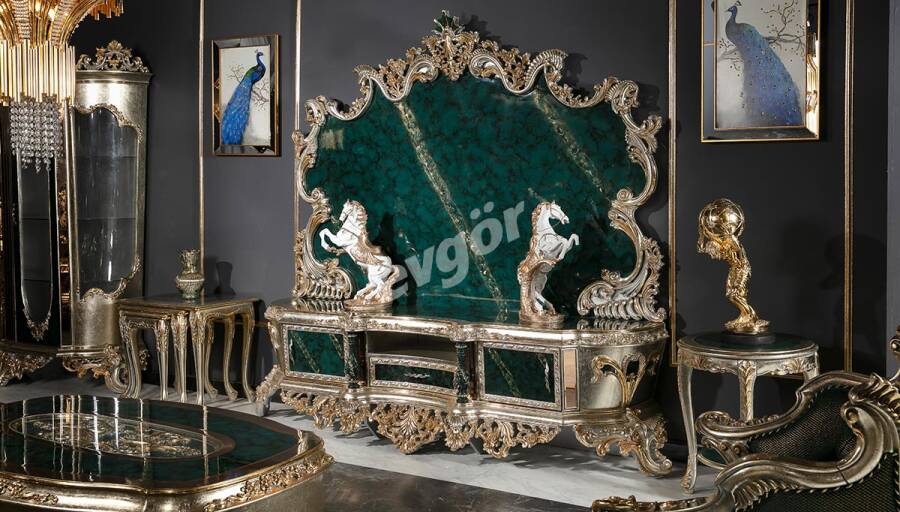 Lapseki Yeşil Klasik TV Ünitesi - 1